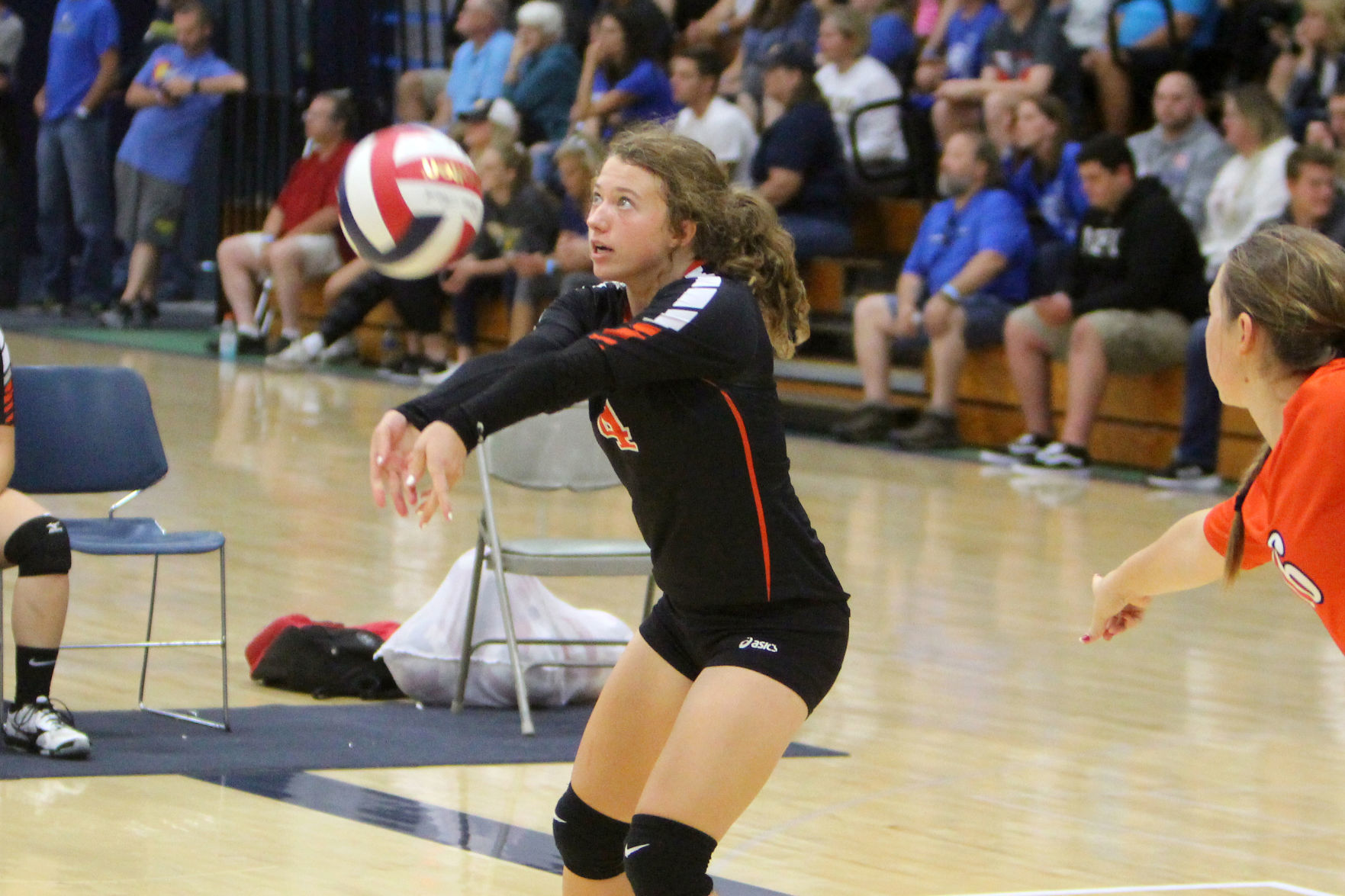 Prep volleyball sprawl at UW-Stout 8-31-19